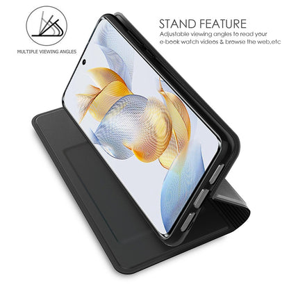 For Honor X7a 4G Card Slot Phone Cover Book Style PU Leather Stand Phone Case