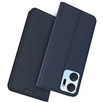 For Honor X7a 4G Card Slot Phone Cover Book Style PU Leather Stand Phone Case