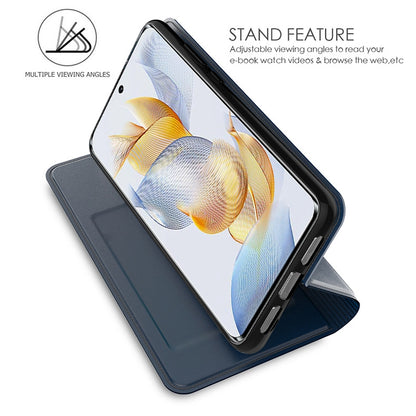 For Honor X7a 4G Card Slot Phone Cover Book Style PU Leather Stand Phone Case