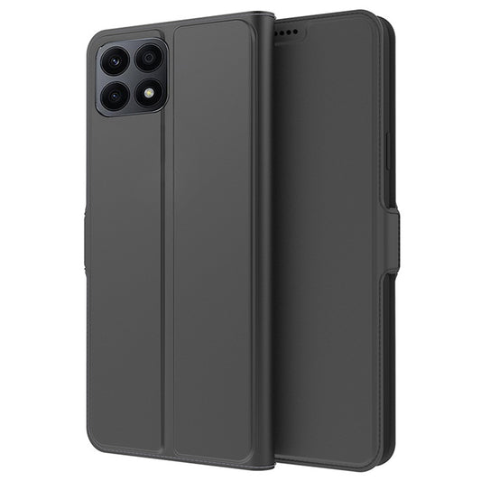 For Honor X8a 4G Anti-Scratch Cover Card Slot PU Leather Stand Cell Phone Case