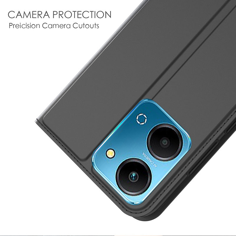 For Honor Play7T 5G TPU+PU Leather Phone Case Card Slot Foldable Stand Phone Cover