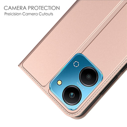 For Honor Play7T 5G TPU+PU Leather Phone Case Card Slot Foldable Stand Phone Cover