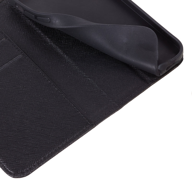 For Huawei Mate 60 PU Leather Wallet Stand Case Shockproof Cross Texture Phone Cover