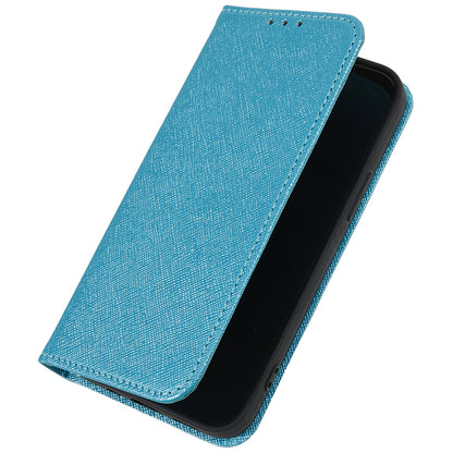 For Huawei Mate 60 PU Leather Wallet Stand Case Shockproof Cross Texture Phone Cover