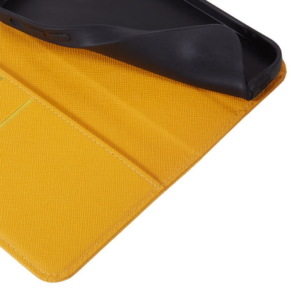 For Huawei Mate 60 PU Leather Wallet Stand Case Shockproof Cross Texture Phone Cover