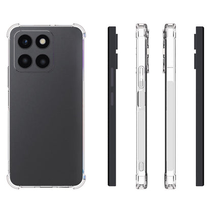 For Honor X6a 4G 1.0mm Ultra-Thin Phone Case Four Corner Ati-drop TPU Cover (Precise Rear Lens Hole)