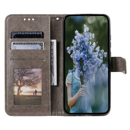 For Huawei Mate 60 Wallet PU Leather Phone Case Mandala Flower Imprinted Stand Cover with Strap