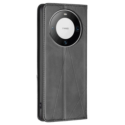 For Huawei Mate 60 Pro / Mate 60 Pro+ Card Holder Leather Case Imprinted Line Phone Stand Cover