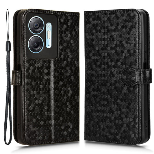 For Infinix Hot 30 5G PU Leather Stand Case Imprinted Wallet Shockproof Cell Phone Cover