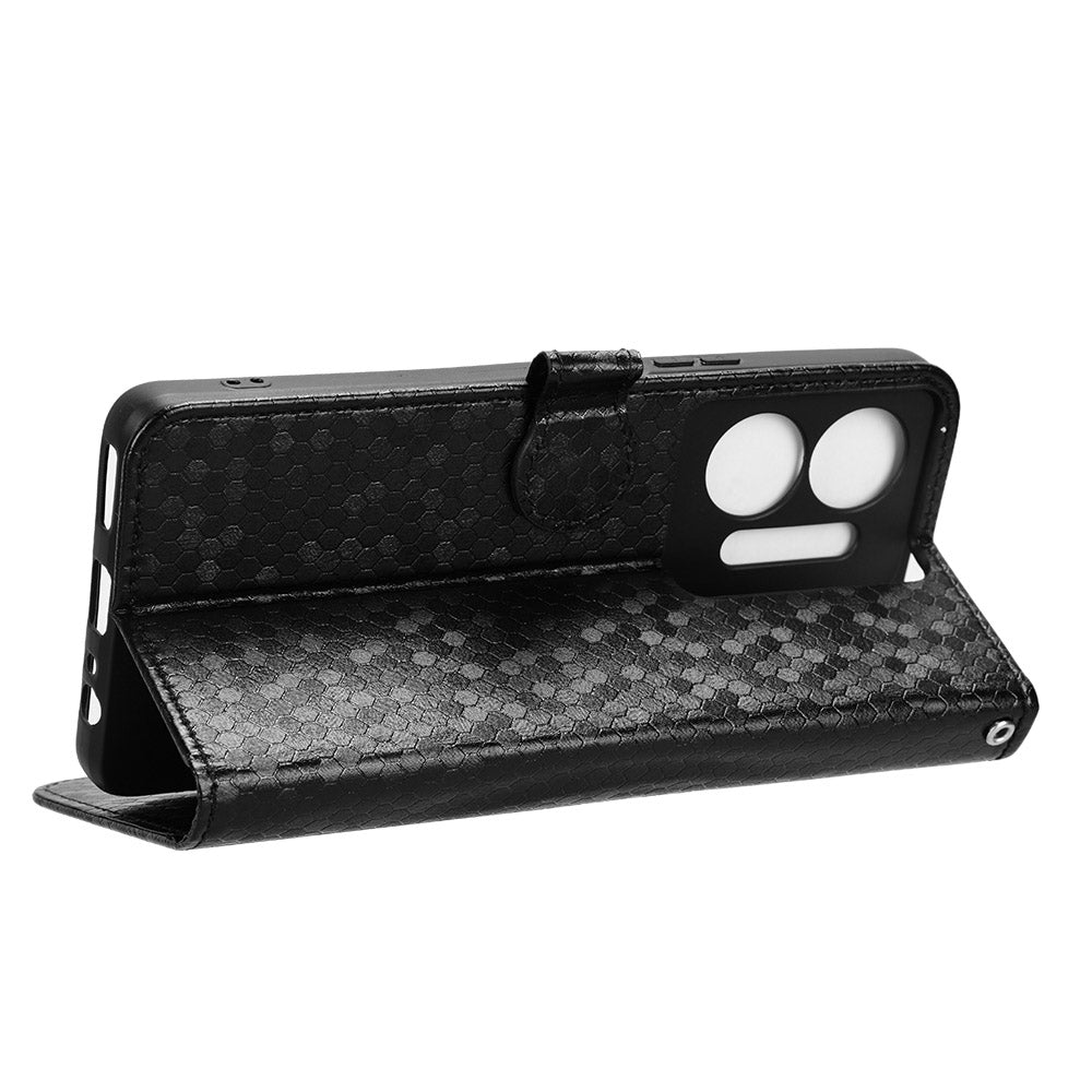 For Infinix Hot 30 5G PU Leather Stand Case Imprinted Wallet Shockproof Cell Phone Cover