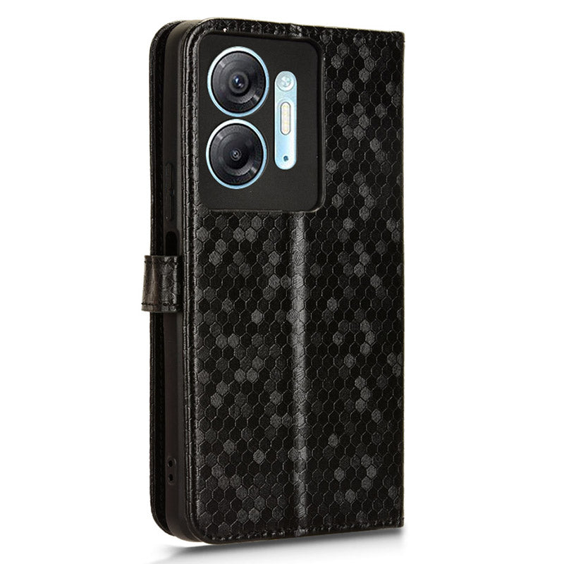 For Infinix Hot 30 5G PU Leather Stand Case Imprinted Wallet Shockproof Cell Phone Cover