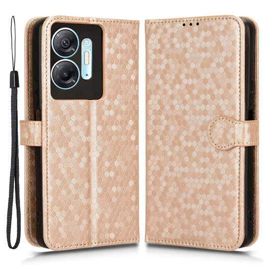 For Infinix Hot 30 5G PU Leather Stand Case Imprinted Wallet Shockproof Cell Phone Cover