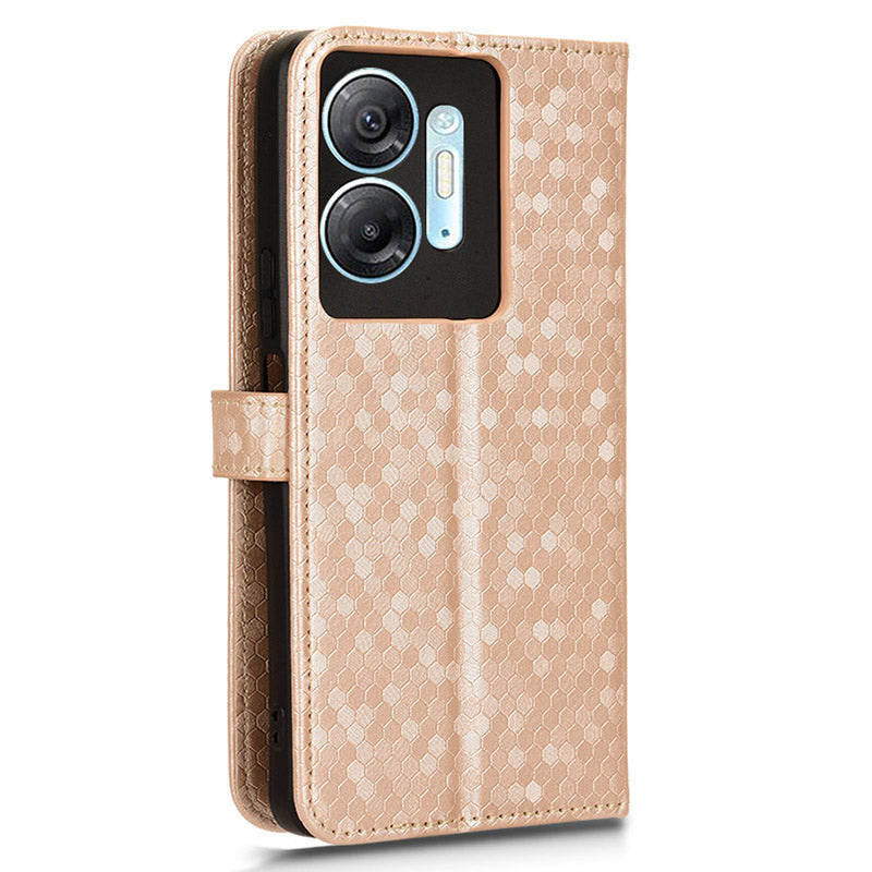 For Infinix Hot 30 5G PU Leather Stand Case Imprinted Wallet Shockproof Cell Phone Cover
