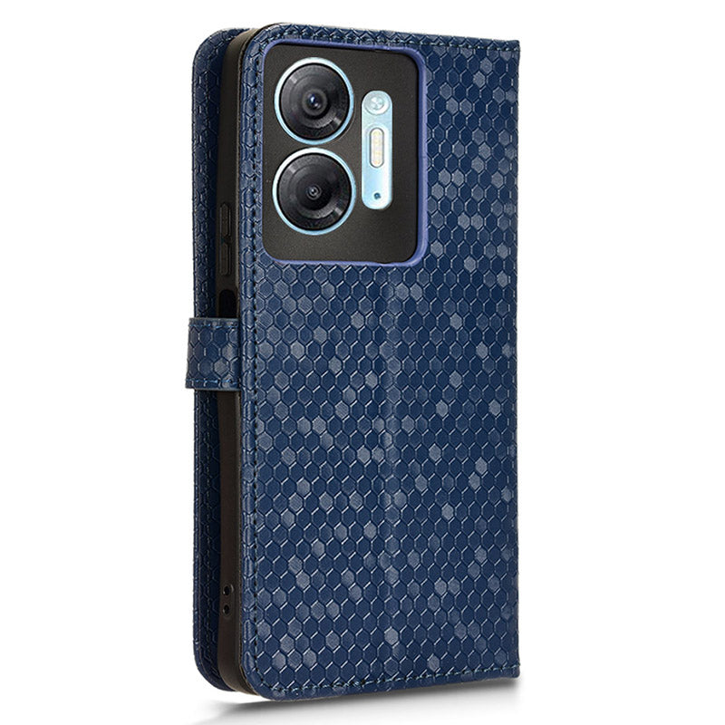 For Infinix Hot 30 5G PU Leather Stand Case Imprinted Wallet Shockproof Cell Phone Cover