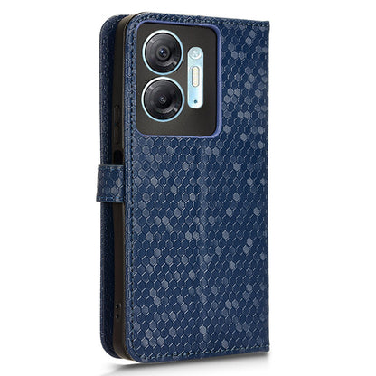 For Infinix Hot 30 5G PU Leather Stand Case Imprinted Wallet Shockproof Cell Phone Cover