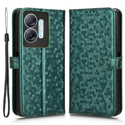 For Infinix Hot 30 5G PU Leather Stand Case Imprinted Wallet Shockproof Cell Phone Cover