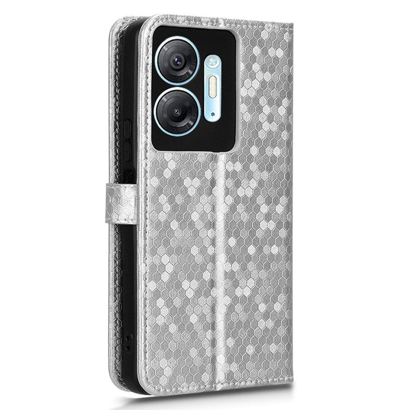 For Infinix Hot 30 5G PU Leather Stand Case Imprinted Wallet Shockproof Cell Phone Cover