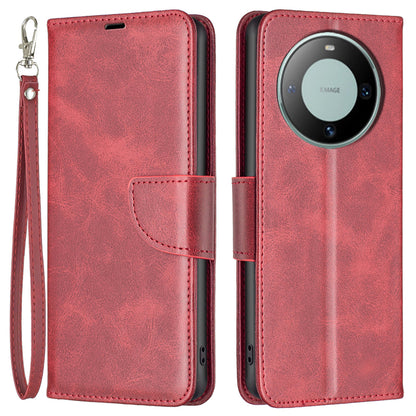 For Huawei Mate 60 Book Style Phone Wallet Case Textured PU Leather Stand Phone Cover
