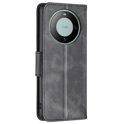 For Huawei Mate 60 Book Style Phone Wallet Case Textured PU Leather Stand Phone Cover
