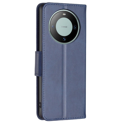 For Huawei Mate 60 Book Style Phone Wallet Case Textured PU Leather Stand Phone Cover