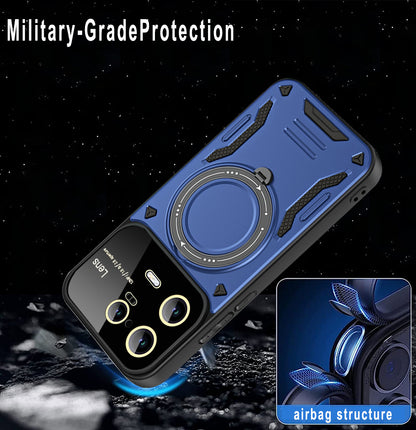 For Xiaomi 13 Pro 5G PC+TPU Shockproof Phone Case Kickstand Cover Compatible with MagSafe