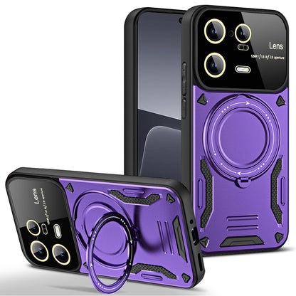 For Xiaomi 13 Pro 5G PC+TPU Shockproof Phone Case Kickstand Cover Compatible with MagSafe