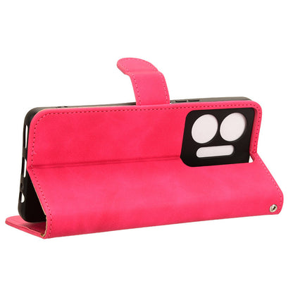 For Infinix Hot 30 5G Fall Protection PU Leather Wallet Stand Case Skin-touch Phone Cover