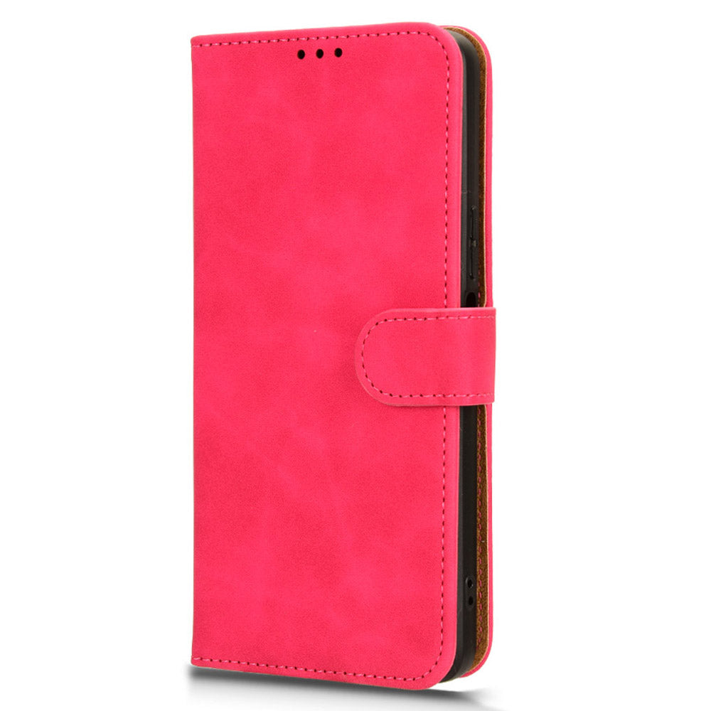 For Infinix Hot 30 5G Fall Protection PU Leather Wallet Stand Case Skin-touch Phone Cover