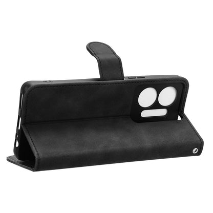 For Infinix Hot 30 5G Fall Protection PU Leather Wallet Stand Case Skin-touch Phone Cover