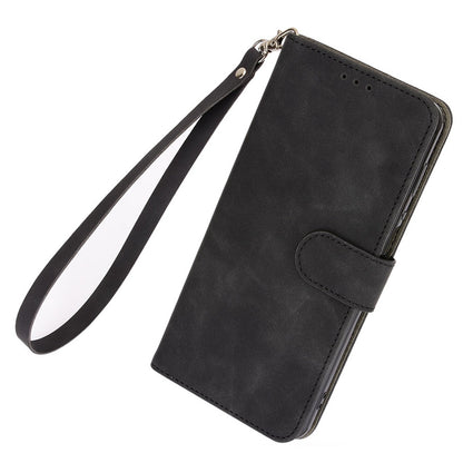 For Infinix Hot 30 5G Fall Protection PU Leather Wallet Stand Case Skin-touch Phone Cover