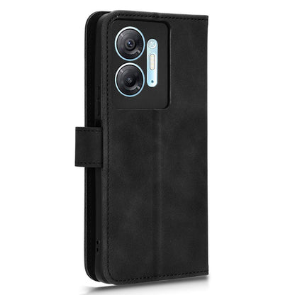 For Infinix Hot 30 5G Fall Protection PU Leather Wallet Stand Case Skin-touch Phone Cover