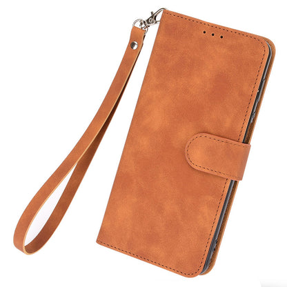 For Infinix Hot 30 5G Fall Protection PU Leather Wallet Stand Case Skin-touch Phone Cover