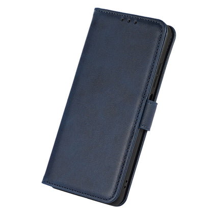 For Huawei Mate 60 Pro Cowhide Texture Cell Phone Case Leather Wallet Stand Anti-fall Cover
