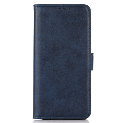 For Huawei Mate 60 Pro Cowhide Texture Cell Phone Case Leather Wallet Stand Anti-fall Cover