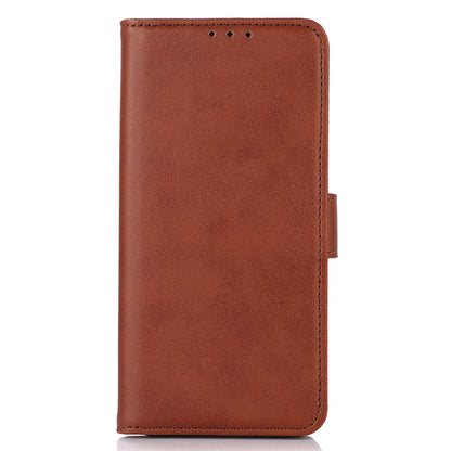 For Huawei Mate 60 Pro Cowhide Texture Cell Phone Case Leather Wallet Stand Anti-fall Cover