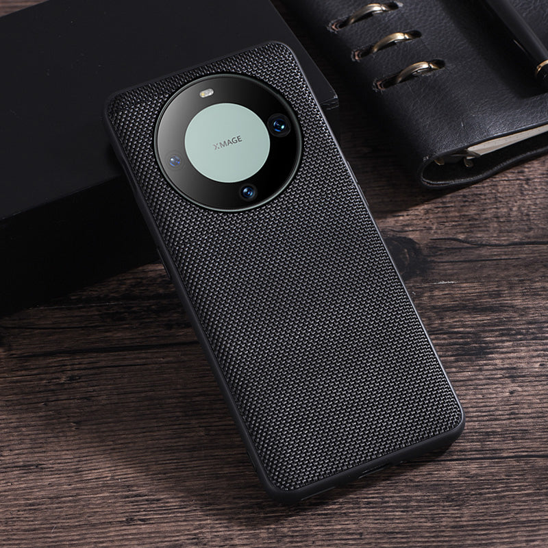 For Huawei Mate 60 Pro Nylon Coated TPU Phone Case Anti-scratch Protection Cover