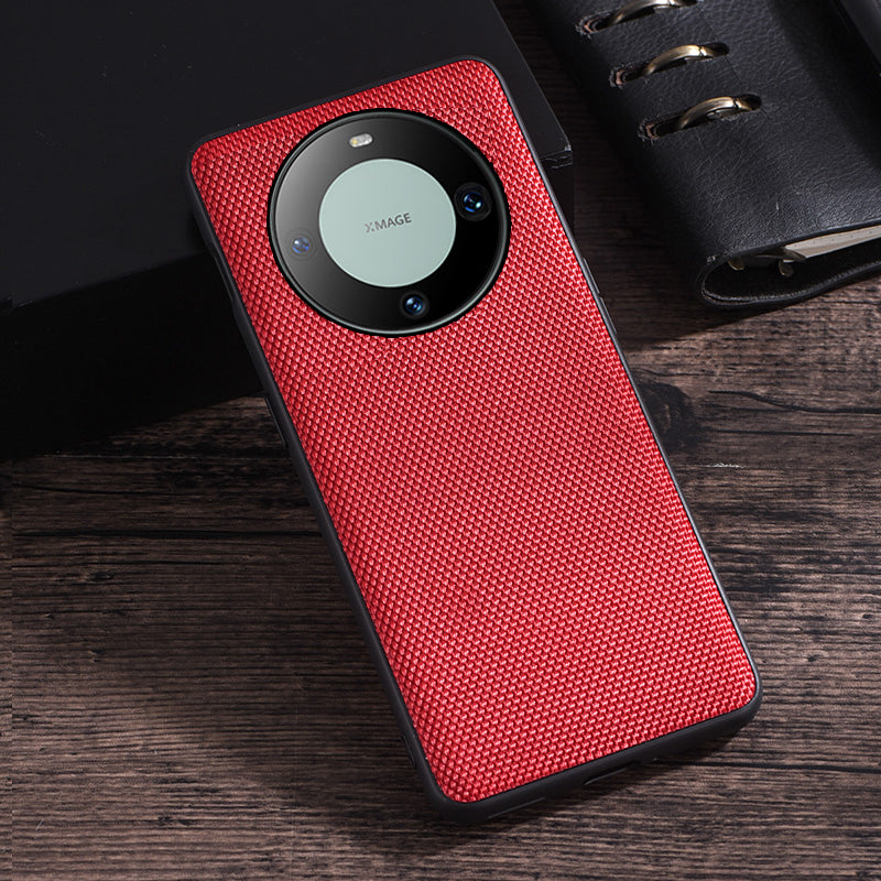 For Huawei Mate 60 Pro Nylon Coated TPU Phone Case Anti-scratch Protection Cover