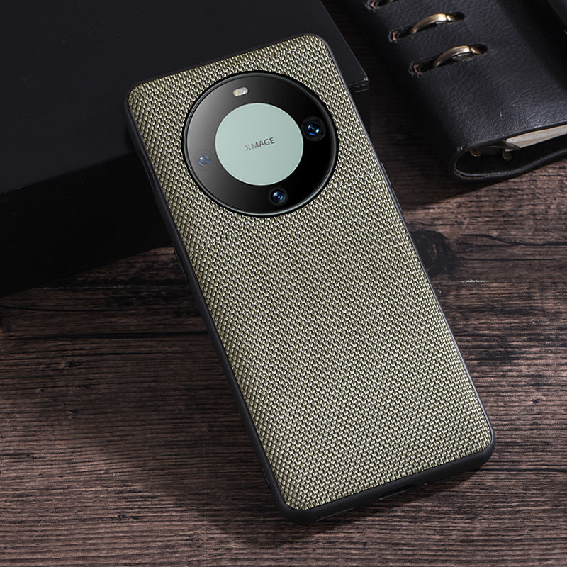 For Huawei Mate 60 Pro Nylon Coated TPU Phone Case Anti-scratch Protection Cover
