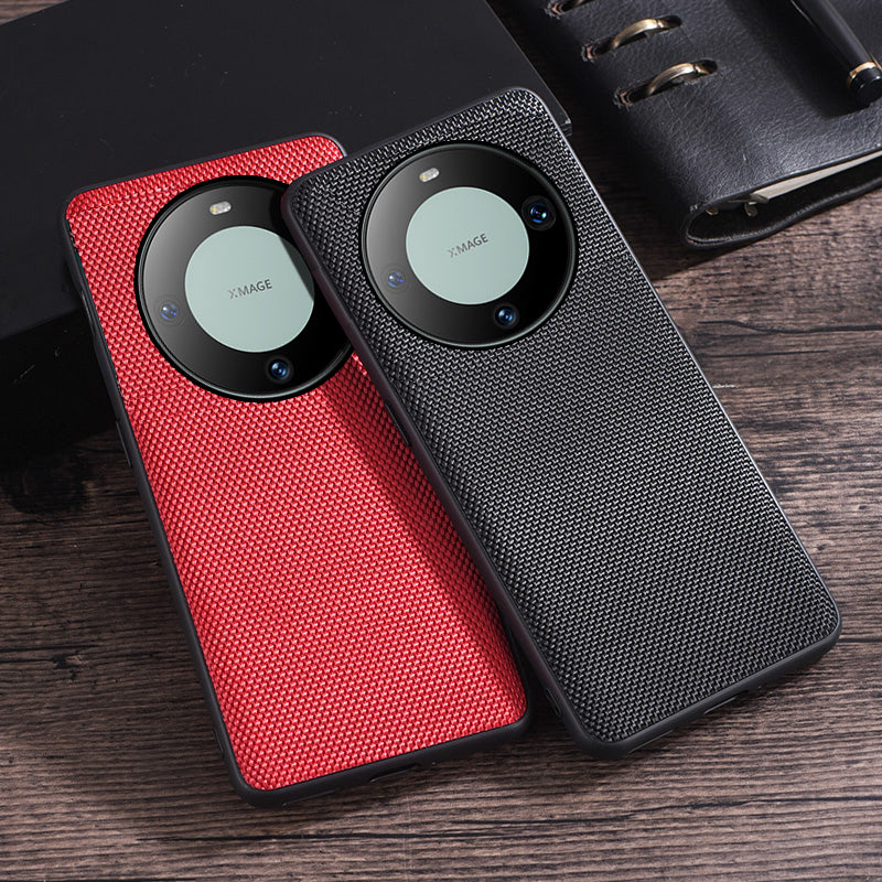 For Huawei Mate 60 Pro Nylon Coated TPU Phone Case Anti-scratch Protection Cover