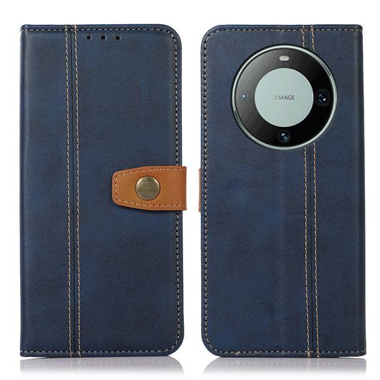 For Huawei Mate 60 Pro Calf Texture PU Leather Flip Cover Protective Wallet Phone Case