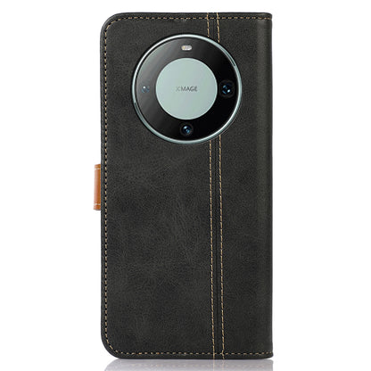 For Huawei Mate 60 Pro Calf Texture PU Leather Flip Cover Protective Wallet Phone Case