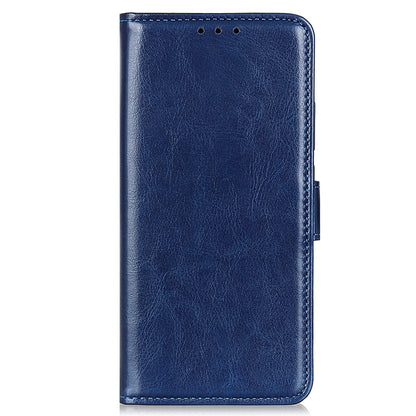 For Huawei Mate 60 Pro Anti-Scratch PU Leather Phone Case Crazy Horse Texture Wallet Stand Cover
