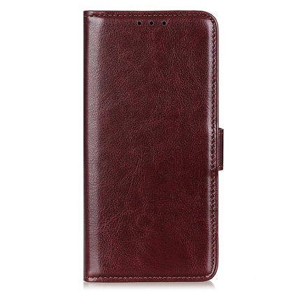 For Huawei Mate 60 Pro Anti-Scratch PU Leather Phone Case Crazy Horse Texture Wallet Stand Cover