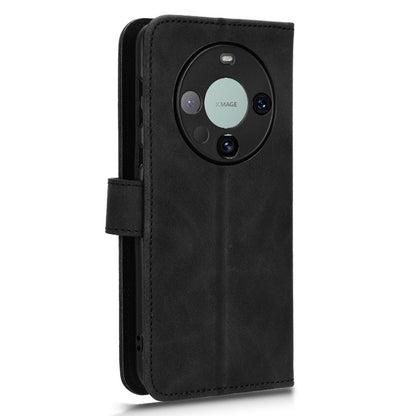 For Huawei Mate 60 Pro PU Leather Phone Cover Drop Protection Skin-Touch Wallet Stand Case