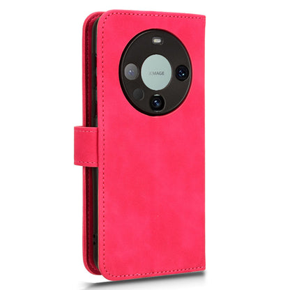 For Huawei Mate 60 Pro PU Leather Phone Cover Drop Protection Skin-Touch Wallet Stand Case