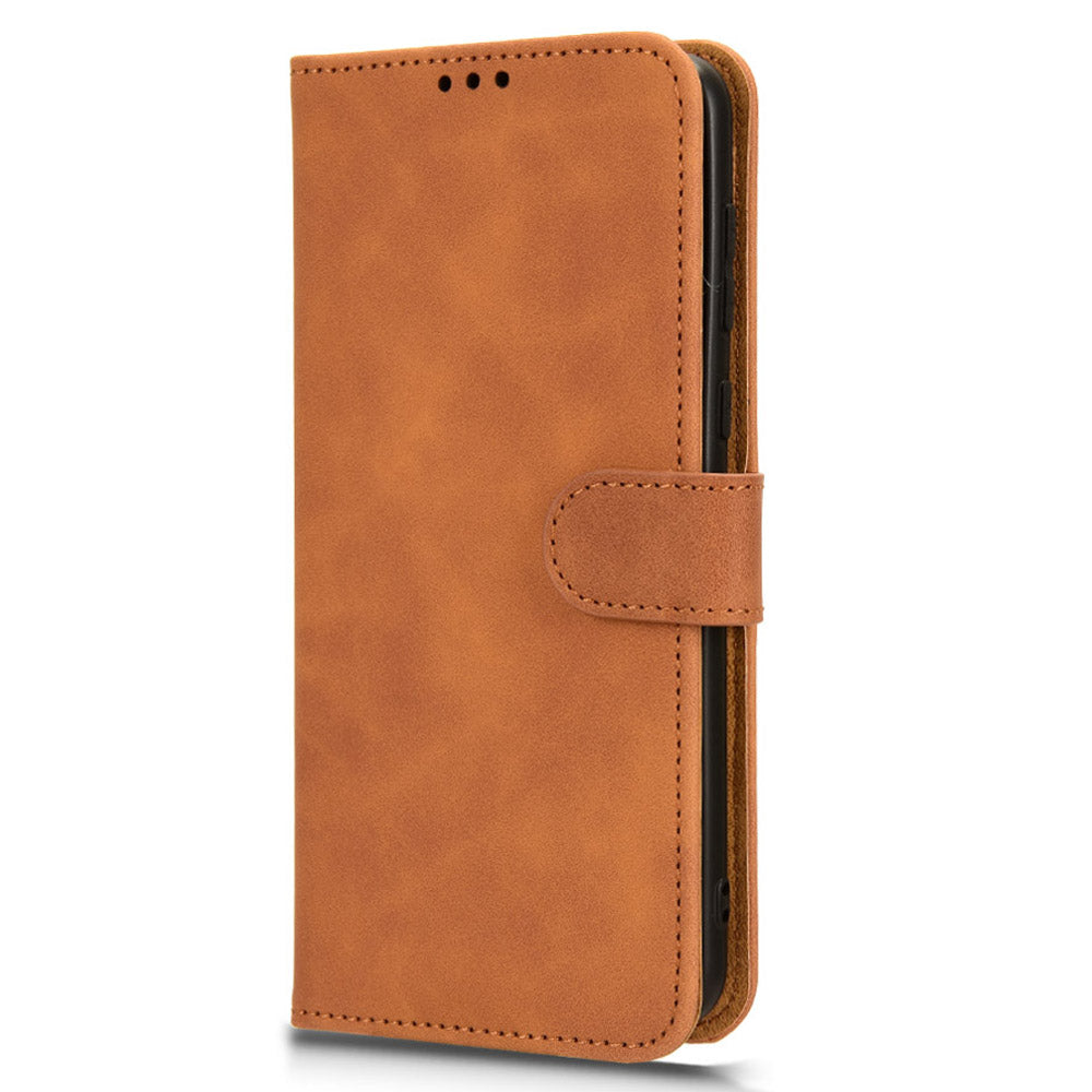 For Huawei Mate 60 Pro PU Leather Phone Cover Drop Protection Skin-Touch Wallet Stand Case