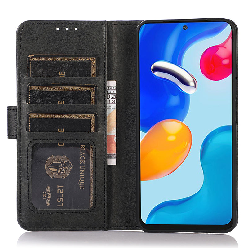For Huawei Mate 60 Cowhide Texture Cell Phone Case Wallet Stand Anti-Fall Leather Cover