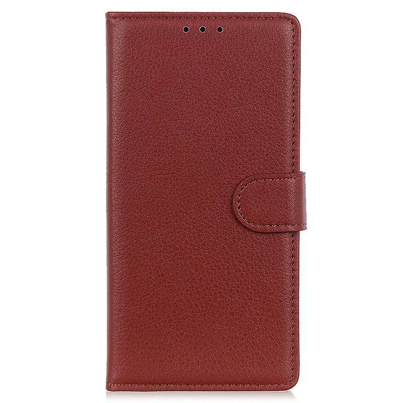 For Huawei Mate 60 PU Leather Case Bump Proof Litchi Texture Wallet Stand Phone Cover