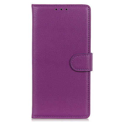 For Huawei Mate 60 PU Leather Case Bump Proof Litchi Texture Wallet Stand Phone Cover