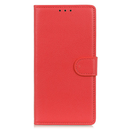 For Huawei Mate 60 PU Leather Case Bump Proof Litchi Texture Wallet Stand Phone Cover